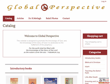 Tablet Screenshot of globalperspective.org